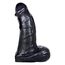 Dildo gigant XXL din silicon, negru, [22cm x 7,1cm]