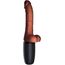 Vibrator Pipedream »Thrusting Cock with Balls« 19 cm - Maron