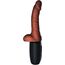 Vibrator Pipedream »Thrusting Cock with Balls« 19 cm - Maron