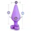 Buttplug Naughtier Candy Hearts - violet_3