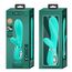 Vibrator iepuras Super Soft Silicone, Thomas, Turcoaz, 7 Vibratii-ambalaj