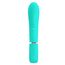 Vibrator iepuras Super Soft Silicone, Thomas, Turcoaz, 7 Vibratii-vedere frontala