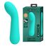 Vibrator punct G Pretty Love Faun, Turcoaz, 15 cm