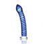 Icicles No 29 dildo sticla albastru temperature play detaliu textura stimulatoare