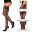 Ciorapi Sheer Stay Up Faux Lace, Leg Avenue, negru, S-L - vedere detaliata