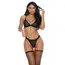 Set Lenjerie Intima Forplay Sheer Romance - Negru