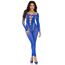 Bodystocking Leg Avenue Opaque Cut-Out Footless Albastru_vedere in picioare