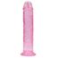 Dildo Loving Joy, cu testicule, Roz, 19 cm_4