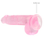Dildo Jelly Realrock "Crystal Clear" 17 cm - Roz