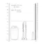 Dildo Realistic REALROCK Suction Cup - 16 cm, Transparent_5