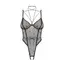 Body Obsessive Anniverse Silhouette - cupe bej plasa transparenta sigla jacquard detaliu