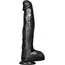 Dildo XXL, Icon Brands "Falcon Big Black Cock Ice Pick" 33 cm - Negru_4
