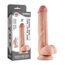 Dildo Realistic Lovetoy "Sliding Skin Dong 9" 25 cm - Natural