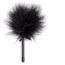 Puf Secret Play »Mini Black Feather Marabou« - Negru_FRONTAL