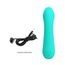 Vibrator punct G Pretty Love Cetus, Turcoaz, 15 cm - cablu USB