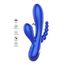 Vibrator Triple Xocoon Triple Love Vibrator Albastru