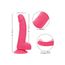 Dildo CalExotics Neon Silicone Studs, Roz