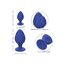 Set 2 bucati Plug Anal CalExotics Cheeky Buttplug - Violet