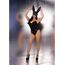Body Sequin Boned Crotch Leg Avenue - Negru - costum iepuras