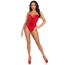 Body cu paiete rosii - Sequin Boned Crotch Leg Avenue - vedere frontala