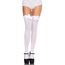 Ciorapi de nailon cu funda Kay, Leg Avenue, alb, 70 DEN, S-L