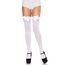 Ciorapi de nailon cu funda Kay, Leg Avenue, alb, 70 DEN, S-L