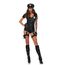 Costum politista Leg Avenue Flirty Five-0 full body frontal cu cizme negre