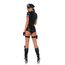 Costum politista Leg Avenue Flirty Five-0 vedere din spate harness coase cizme