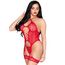 Set Forever Yours Cami Garter Leg Avenue - Rosu