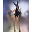 Body Sequin Boned Crotch Leg Avenue - Negru
