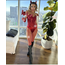 Body cu paiete rosii - Sequin Boned Crotch Leg Avenue-costumatie diavolita