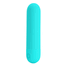 Mini vibrator bullet Stefan Pretty Love Turcoaz - detaliu cap rotunjit ABS