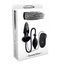 Dop anal gonflabil vibratii Bumping Balloon Toyz4Lovers 11 cm negru - vedere frontala