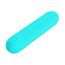 Mini vibrator bullet Stefan Pretty Love Turcoaz - vedere laterala dimensiuni compacte
