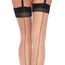 Dres Bej Thigh Highs Cuban Heel Leg Avenue