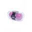 Bile Vaginale Duo Balls Purple, vedere laterala cu snurul de recuperare intins