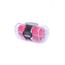Bile Vaginale Duo Balls Pink, vedere laterala cu snurul de recuperare intins