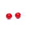Bile Vaginale Duo Balls Rosii, bile Geisha duble conectate prin snur de recuperare