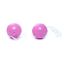 Bile Vaginale Duo Balls Purple, bile Geisha duble conectate prin snur de recuperare