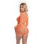 Set Top si Pantaloni Pink Lipstick Lingerie Leaf It To Me Portocaliu - imagine 3