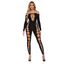 Bodystocking Pink Lipstick Lingerie Boujee Gang Negru