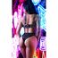 Body Mesh Metalic Fantasy Lingerie Karmas A Bitch Negru - imagine 4