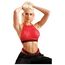 Set Lenjerie Fantasy Lingerie Extra Spicy Halter Dantelat Rosu - imagine 1