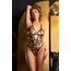 Body Mesh Cut-Out Fantasy Lingerie Boujee cu Capse Auriu - imagine 2
