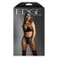 Set Lenjerie Wetlook Fantasy Lingerie Chilot Crotchless Negru