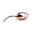 Rosy Gold New Vibrating Egg - vedere laterala ou cu snur de recuperare