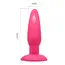 Plug anal roz 15cm unghi de sus diametru baza