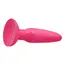 Anal plug roz TPE varf conic material moale