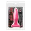 Plug anal roz 15cm forma conica insertie progresiva incepatori vedere laterala