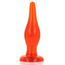 Plug anal Baile Red Soft Touch rosu TPE moale detaliu corp conic